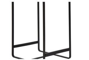 Support d'assiette de table enduit de poudre noire Ensemble de 3 ustensiles de cuisine Support d'assiette de rangement pour fournitures d'hôtel Élégant Durable - Product Image 6