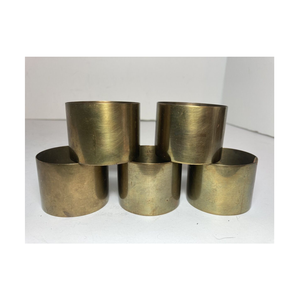 Rond de serviette en laiton poli brillant Accessoire décoratif ménager Design admirable Rond de serviette en laiton look designer - Product Image 5