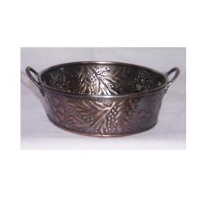 Jardinière en métal aluminium finition antique, design personnalisé, jardinière en métal, décoration de jardin ou de maison, pot de jardinière en métal - Product Image 1