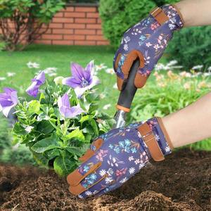 Gants de jardin en cuir pour femmes de haute qualité pour le désherbage de jardinage - Product Image 4