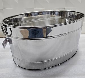 ถังใส่ไวน์สแตนเลสสำหรับงานหนักทรงรีถังใส่น้ำแข็งสำหรับเครื่องดื่มขนาดใหญ่ถังแชมเปญหรูหราด้ามจับสบาย - Product Image 3