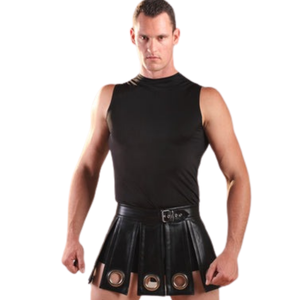 Leatherette Jeans <b>Mens</b> <b>Black</b> Faux Leather Slim Fit Fetish Clubwear Pants with Zip Fly - Product Image 6