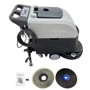 Available-Now Commercial 110V 20" Brush Automatic Floor Scrubber <b>Cleaning</b> <b>Machine</b> Dual Tanks - Product Image 2