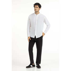 <b>Men's</b> Casual <b>Shirts</b> Regular Fit 100% Cotton Poplin Breathable Striped Pattern Size XL ODM Supply - Product Image 3