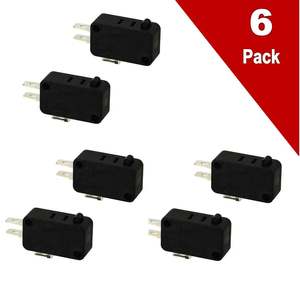 EXP490 Pack de 6 interrupteurs de porte de micro-ondes (NC-NO) en plastique électrique normalement fermé/ouvert - Product Image 6