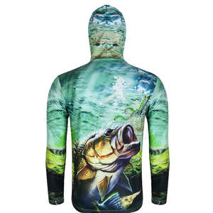 เสื้อฮู้ดดี้กัน UV แบบสั่งทำสำหรับผู้ชาย เสื้อฮู้ดดี้ตกปลาขายดี สไตล์ใหม่สำหรับผู้ชาย - Product Image 6