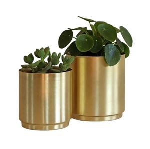 Macetas y Jardineras de Latón Estilo Vintage Proveedor Mayorista Artesanías Indias Florero para Jardín Decorativo - Product Image 3