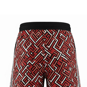 Shorts décontractés en satin haute performance pour hommes, imprimés par transfert thermique, vêtements d'équipe écologiques, séchage rapide pour sports intensifs - Product Image 5