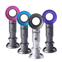 Ventilateur portable mini USB de table, sans pales, avec base, coloré, en promotion