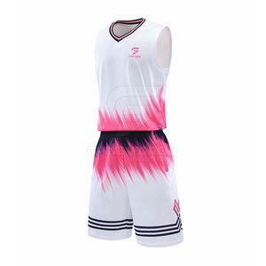 Uniforme de basket-ball sur mesure de qualité supérieure, 100% polyester respirant, séchage rapide, ensemble de nouvelle conception, haute qualité, sport - Product Image 1