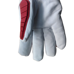 Guantes de impacto de Cuero 100% de calidad premium anticorte antideslizante para trabajo de seguridad tamaño XL - Product Image 4