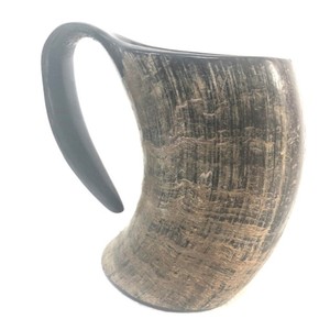 Lametierartz-taza de Bar con cuerno vikingo auténtico, taza de cuerno para beber, Juego de tronos hecho a mano indio - Product Image 2