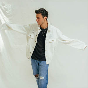 Chaquetas Vaqueras de Lona Personalizadas de Alta Calidad para Hombre, Transpirables, Casuales, de Invierno, de Color Sólido y Elegantes - Product Image 4