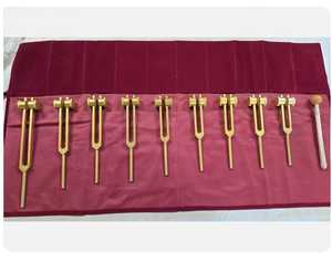 Diapason de guérison Chakra 9 lesté et Solfeggio 9 lesté (doré) - 18... - Product Image 6