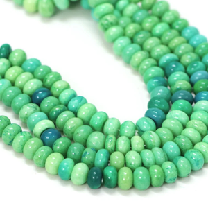 Cuentas Redondas de Ópalo Verde: Cuentas de Piedras Preciosas Lisas AAA (7-10 mm) - Product Image 5