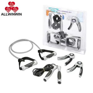 ALLWINWIN FTS01 Fitness Set - Resistance Tube Hand Grip Jump Rope