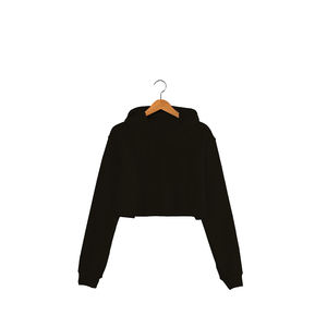 Sweat-shirt à capuche simple et à col rond patchwork pour femmes personnalisé Nouveau style tendance - Product Image 6