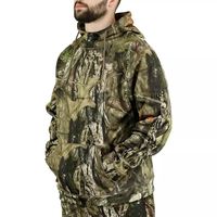 Sudadera con Capucha de Forro Polar para Caza de Invierno para Hombre |   Patrón de Camuflaje Transpirable 100% Poliéster