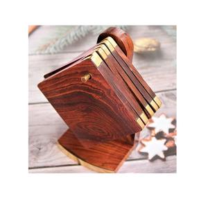 Standard Design Natural Wooden Coaster Home & Hotel Usage Round Shape Cup Glass Coasters For Use Table Top Cheap Price Product - Product Image 6