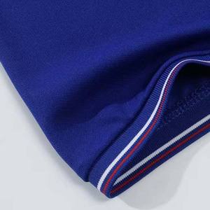 Maillot de coton pour hommes 220g pour polos décontracté Style High Street respirant coupe ajustée manches courtes Plus été respirant haut - Product Image 4