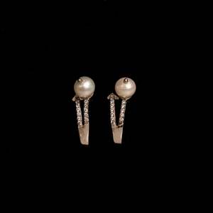 Pendientes de perlas Tiffanys de plata de ley 925 Silverings - Product Image 1