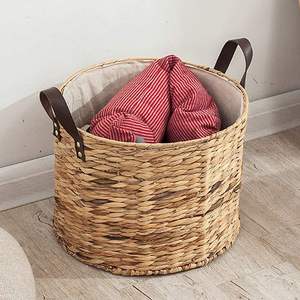 Panier en jonc de mer fait à la main, fournisseur de commandes en gros, décoratif, écologique, pour hôtel, complexe hôtelier, durable, léger, Vietnam - Product Image 5