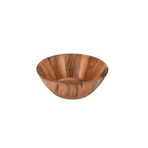 Bol de service émaillé en bois d'acacia de style unique Bol d'alimentation en bois Table à manger pour la maison Articles de fête en gros - Product Image 1