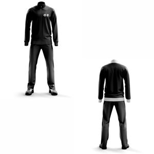 Chándal OEM de alta calidad con logotipo personalizado para correr, 100% poliéster, transpirable, cómodo, ropa de calle de lana, respetuoso con el medio ambiente, Invierno - Product Image 3