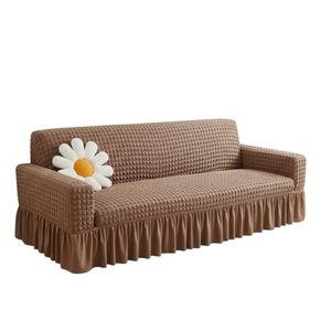 Funda de Sofá de 3 Plazas al por Mayor, Funda de Piel de Color Sólido para Sofá, Fabricada en Vietnam, Fabricante para Decoración del Hogar - Product Image 1