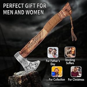 ขวานด้ามจับไม้ขวานขวานสำหรับตั้งแคมป์ - Product Image 2