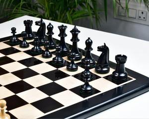 Classic 1904 Reproduction <b>Chess</b> <b>Set</b> by American <b>Chess</b> Company Ebony And Boxwood 3.8 King At <b>Cheap</b> Price - Product Image 1