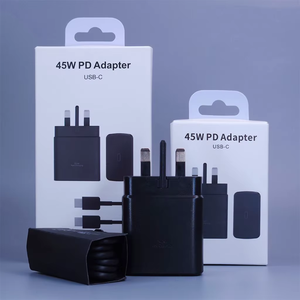 CTX Custom 45W PD <span class=keywords><strong>USB</strong></span> <span class=keywords><strong>C</strong></span> Adaptador de cargador de pared Carga súper rápida para Samsung para Galaxy S23 Ultra Note 20 Plus Auriculares <span class=keywords><strong>C</strong></span>ámaras - Product Image 3