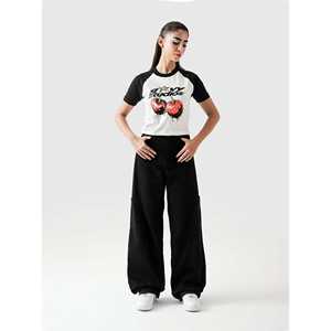 T-shirt bébé 100% coton en tissu jersey cerise - Product Image 3