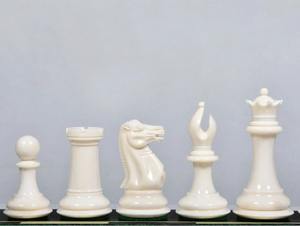 Juego de Ajedrez de Hueso de Camello Hecho a Mano de Primera Calidad, Patrón Staunton del Siglo XIX, Blanco y Negro, Rey de 3.6 cm a Precio Económico - Product Image 5