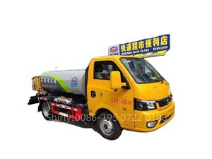 Camión Mini 4x2 de Acero al Carbono de 3000L y 130HP para Riego, Usado, con Combustible de Gasolina y Transmisión Manual - Product Image 2