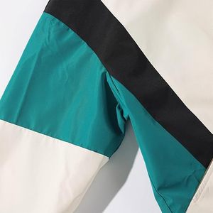 2025 Custom Nylon Anorak Windbreaker <b>Jacket</b> Front Zip Big Pocket Surf Style Colour Block <b>Men</b> Windbreaker <b>Jacket</b> - Product Image 4