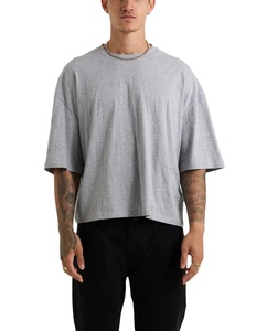 เสื้อยืดแฟชั่นใหม่ 2025 ผ้าคอตตอนหนา 100% แบบสั่งทำพิเศษ ทรงโอเวอร์ไซส์ แขนสั้น ระบายอากาศได้ดี เป็นมิตรกับสิ่งแวดล้อม สำหรับผู้ชาย - Product Image 2