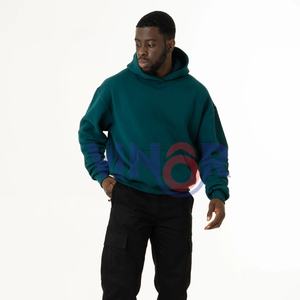 Sweat à capuche surdimensionné en tissu français 100% coton imperméable, mode décontractée pour homme, automne-hiver, broderie thermique - Product Image 2