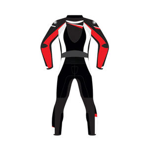 Combinaison de course en deux pièces sur mesure, vêtements de moto en cuir - Product Image 2