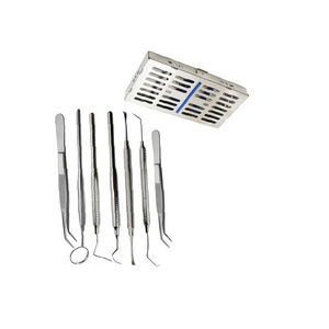 Kit de examen Dental Kit de herramientas de examen Dental esencial Instrumentos dentales completos de 8 piezas Instrumentos quirúrgicos - Product Image 2