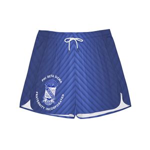 Phi Beta Sigma Unisex Casual patrón sólido 100% algodón pantalones cortos transpirables ligeros sublimación transferencia estampado bordado - Product Image 1