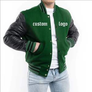 Veste pour homme Veste Letterman Varsity en laine de haute qualité pour homme Vente en gros Broderie personnalisée Plus Size Manches longues Respirant Hiver - Product Image 2