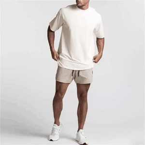 T-shirt décontracté à manches courtes en coton et fibre de bambou pour homme Meilleur prix Couleur unie Respirant Séchage rapide Coupe régulière Pakistan - Product Image 6