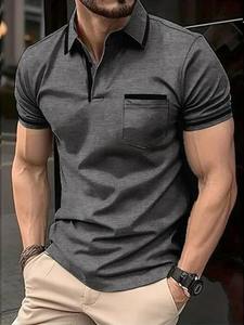 Good Selling Business Man <b>Summer</b> Outdoor Breathable Cotton Plus Size New Style Short Sleeved Casual Wears Quick Dry Polo <b>Shirts</b> - Product Image 2