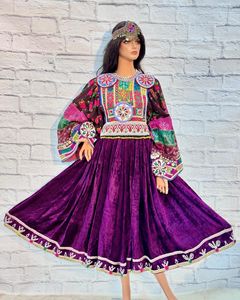 เดรส0600วินเทจของผู้หญิงเสื้อผ้าแบบดั้งเดิมทำด้วยมือวัสดุดีที่สุดในอัฟกานิสถาน - Product Image 4