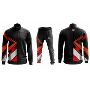 Vêtements de sport d'hiver pour femmes 2 pièces ensemble sweats à capuche imprimés avec sweat-shirt et pantalon de sport survêtement d'hiver - Product Image 1