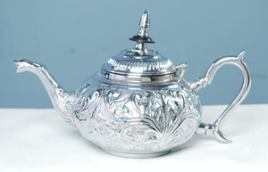 Bouilloire à thé et à café de style antique polie et brillante, idéale pour servir du thé vert, pour la maison, la cuisine, le restaurant - Product Image 5