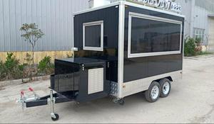 2024 nouveau Type vente de rue café Van restauration chariot hamburgers frites crème glacée Bus camion remorque alimentaire Mobile avec cuisine complète - Product Image 5