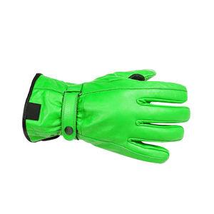 Gants de moto imperméables teints en plaine Gants de moto à écran tactile Meilleur produit Gant de course en cuir de moto pour hommes pour coureurs - Product Image 5