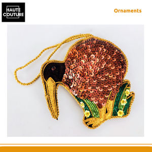 Oferta Exclusiva en Adornos Colgantes Festivos Hechos a Mano con Forma de Aves Kiwi de 9 cm de Largo, de Calidad Comprobada para Decoración del Hogar, Procedentes de la India - Product Image 3